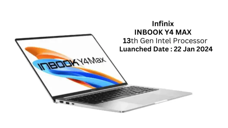 Infinix INBook Y4 Max (Intel I7 প্রসেসর-এর সাথে 512 জিবি ল্যাপটপ)