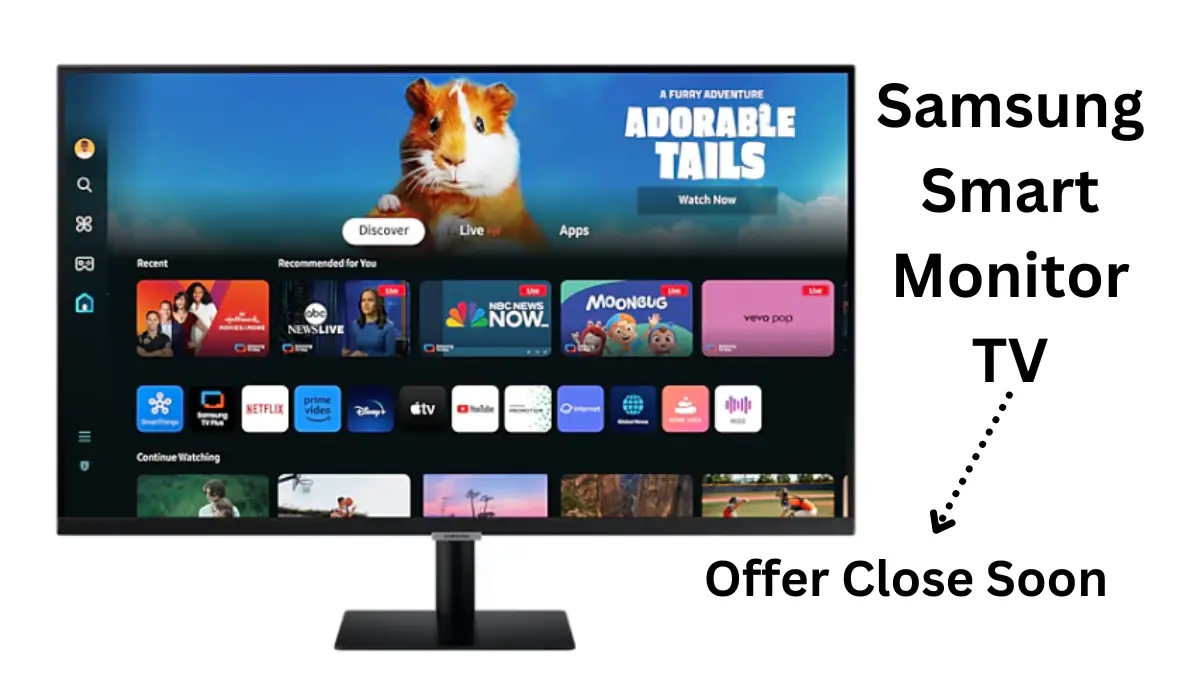 Samsung M50D FHD Smart Monitor with Smart TV